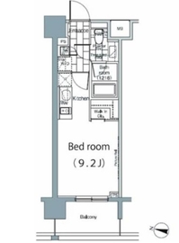 パークハビオ恵比寿 504 間取り図