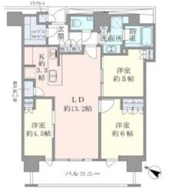 ブリリアザ・タワー東京八重洲アベニュー 12階 間取り図