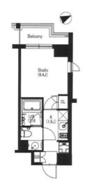 エスティメゾン中野 407 間取り図