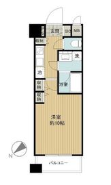 アヴァンティーク銀座2丁目 5階 間取り図