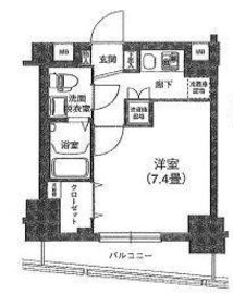 アイル文京白山 4階 間取り図