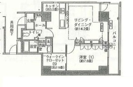 シティコート目黒 2-1107 間取り図