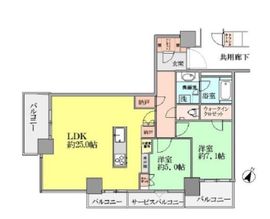 ブリリアザ・タワー東京八重洲アベニュー 18階 間取り図