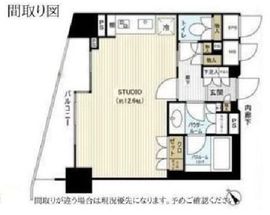 シティハウス日本橋 6階 間取り図