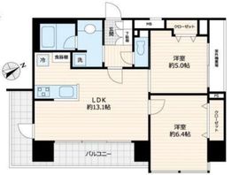 ユニーブル銀座東 10階 間取り図