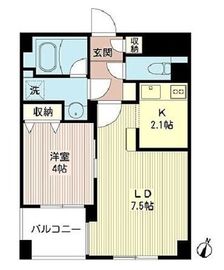 ルボラパン行人坂 203 間取り図