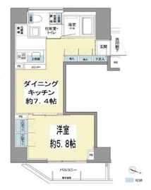 ミテッツァ千代田三崎町 5階 間取り図