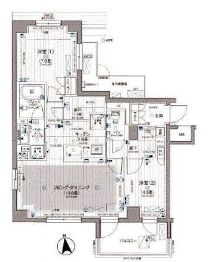 パレステージ文京江戸川橋 4階 間取り図