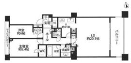 御殿山ハウス 2階 間取り図