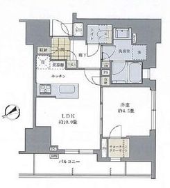 BLESS蔵前 806 間取り図