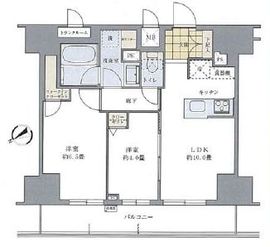 BLESS蔵前 803 間取り図