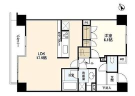 セレビア新宿御苑前 10階 間取り図