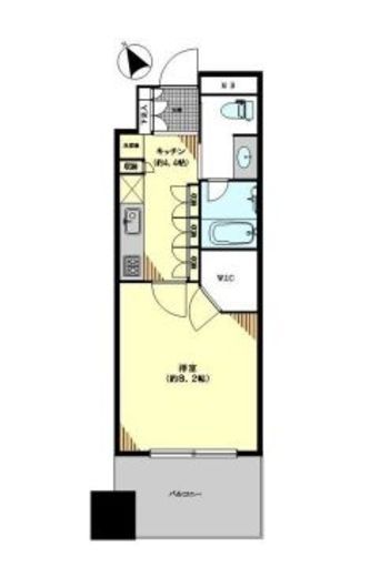 セントラルレジデンス シティタワー池袋 2階 間取り図