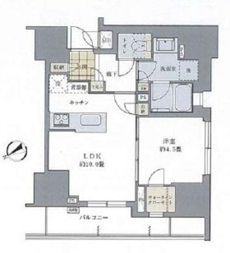 BLESS蔵前 510 間取り図