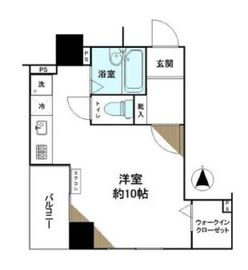 ラ・ピアッツァ麻布十番 9階 間取り図