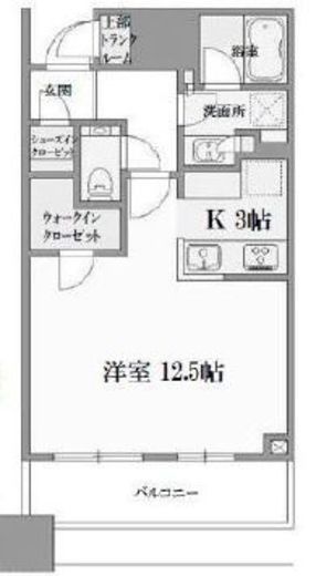 ブリリアタワーズ目黒 8階 間取り図