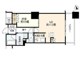 ザ・パークハウス西新宿タワー60 13階 間取り図