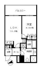 ラ・トゥール新宿 1422 間取り図