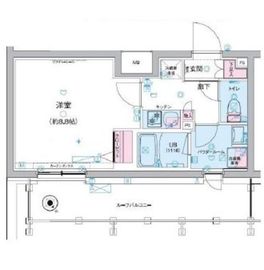 ジェノヴィア三軒茶屋グリーンヴェール 406 間取り図