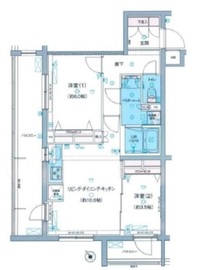 ジェノヴィア三軒茶屋グリーンヴェール 301 間取り図