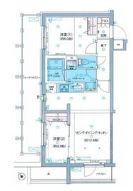 ジェノヴィア三軒茶屋グリーンヴェール 501 間取り図