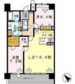 ロイヤルパークス豊洲 901 間取り図