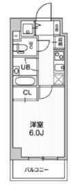 コンシェリア新橋 12階 間取り図