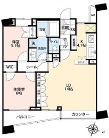 パークホームズ目黒ザレジデンス 8階 間取り図