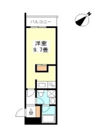 TKフラッツ渋谷 415 間取り図