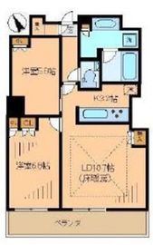 ザ・パークハウス西新宿タワー60 5階 間取り図