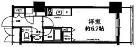 HF駒沢公園レジデンスタワー 1807 間取り図