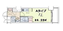 HF駒沢公園レジデンスタワー 1807 間取り図