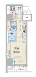 リヴシティ日本橋ネクステシア 2階 間取り図