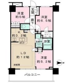 浅草タワー 20階 間取り図