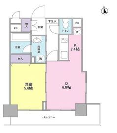 ルモン代官山 5階 間取り図