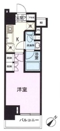 ザ・パークワンズ品川戸越 8階 間取り図