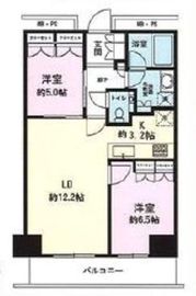 ザ・パークハウス新宿タワー 9階 間取り図