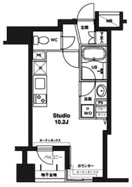 コンフォリア銀座イースト 606 間取り図