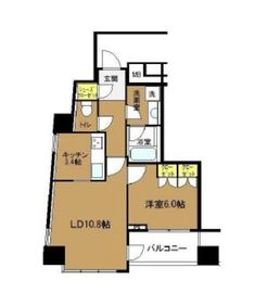 サンウッド品川天王洲タワー 15階 間取り図