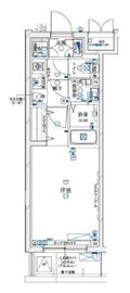 ガリシア新宿余丁町 3階 間取り図