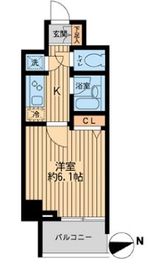 HF早稲田レジデンス2 204 間取り図