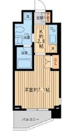 ウィルテラス奥沢 405 間取り図