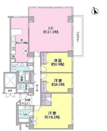 麻布マナー 302 間取り図