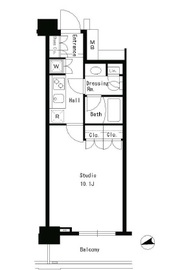 パークアクシス文京ステージ 611 間取り図