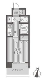 レジディア両国 305 間取り図