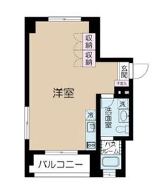 カイザー赤坂ビル 602 間取り図