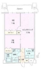 RBM東八重洲レジデンス 1102 間取り図