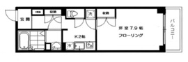 クレストヒルズ恵比寿 402 間取り図