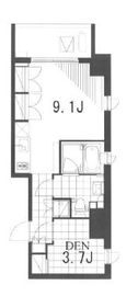 ラティエラ文京音羽 302 間取り図