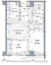 ピアースコード代々木参宮橋 4階 間取り図